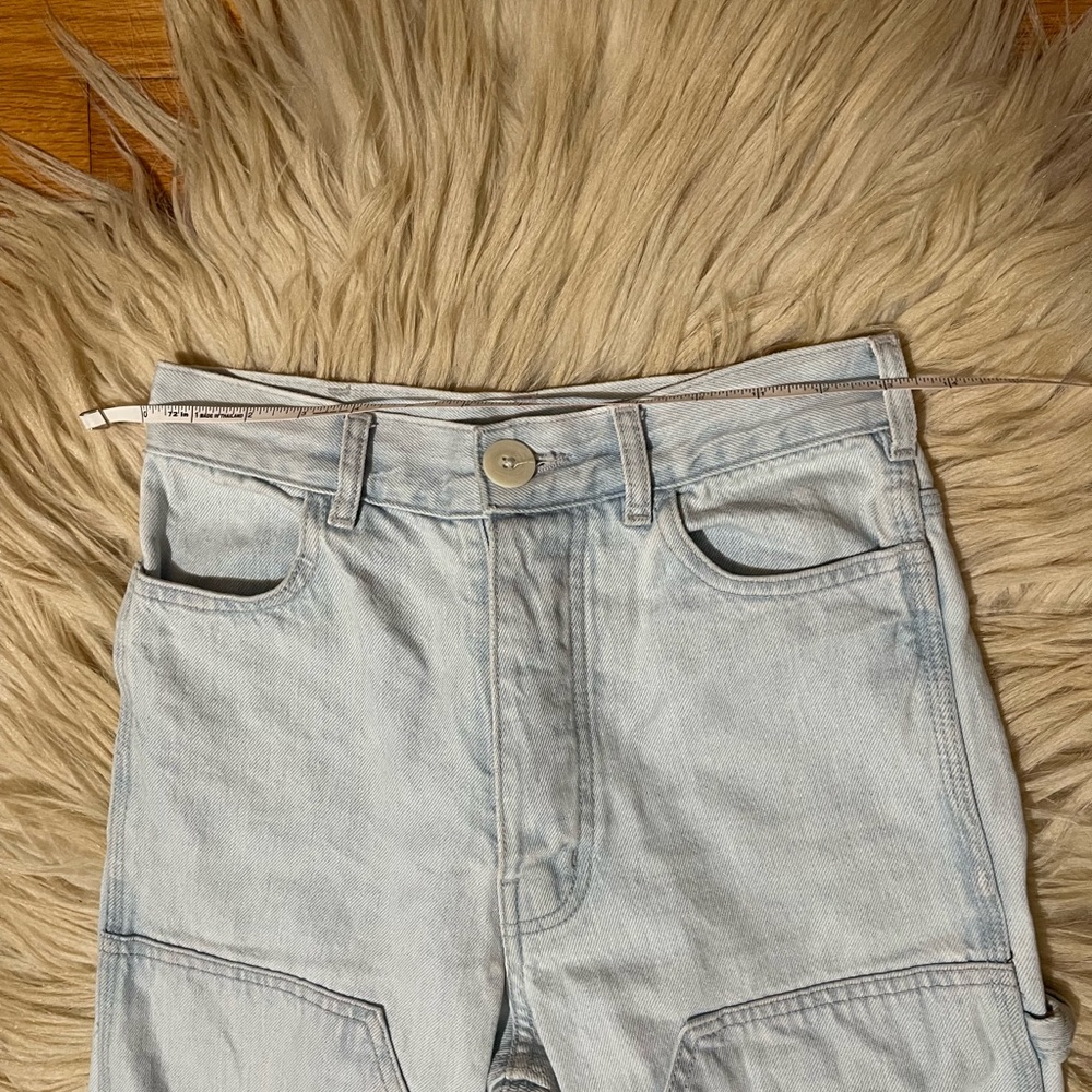 Jesse Kamm Japanese Denim Patchfront Handy size 4 left HTF - Picture 13 of 13
